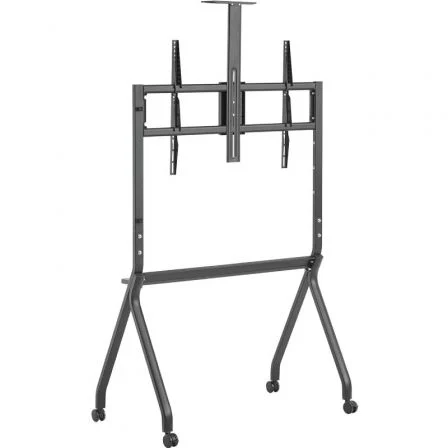 AISENS Soporte de Suelo Pro con Ruedas para TV de 55-100 Pulgadas, Negro